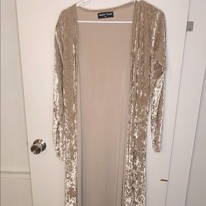 Crazy Train Crushed Velvet Duster